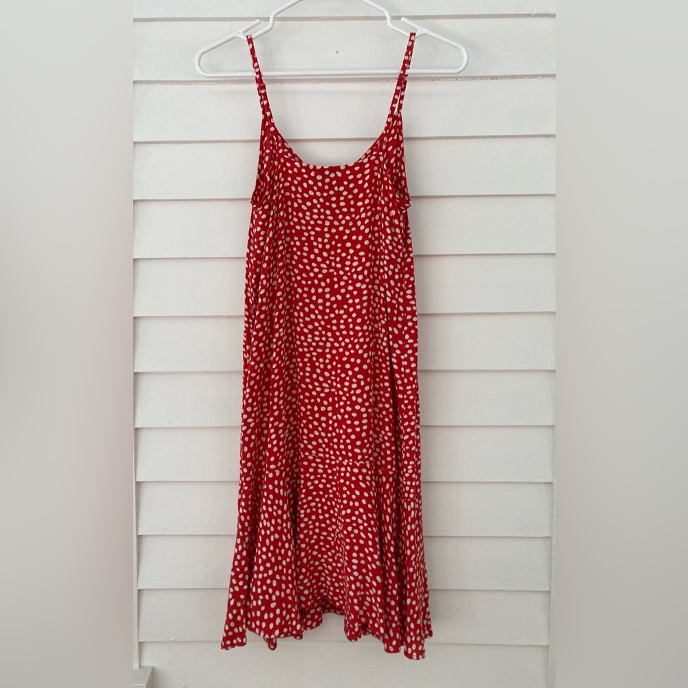 Pieces | Spaghetti Strap Polka Dot Dress Size XS - Picture 2 of 6